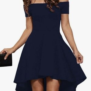 Sarin Mathews off the shoulder dress